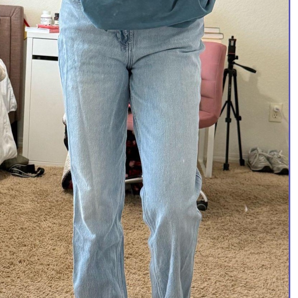 Hollister Light Blue 90’s Straight Jeans